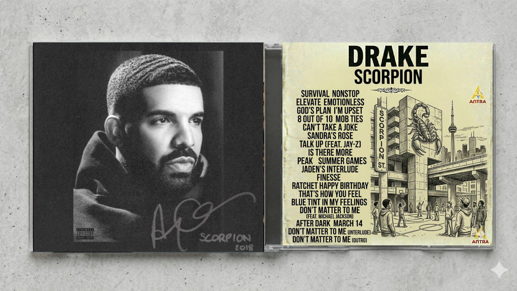 Drake – Scorpion Fan-Made CD Edition | Double Album Hip-Hop Collector’s CD | Custom Album Release