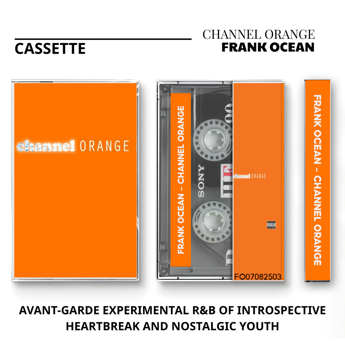 Frank Ocean Vintage Cassette | Blonde, Nostalgia Ultra & Channel Orange