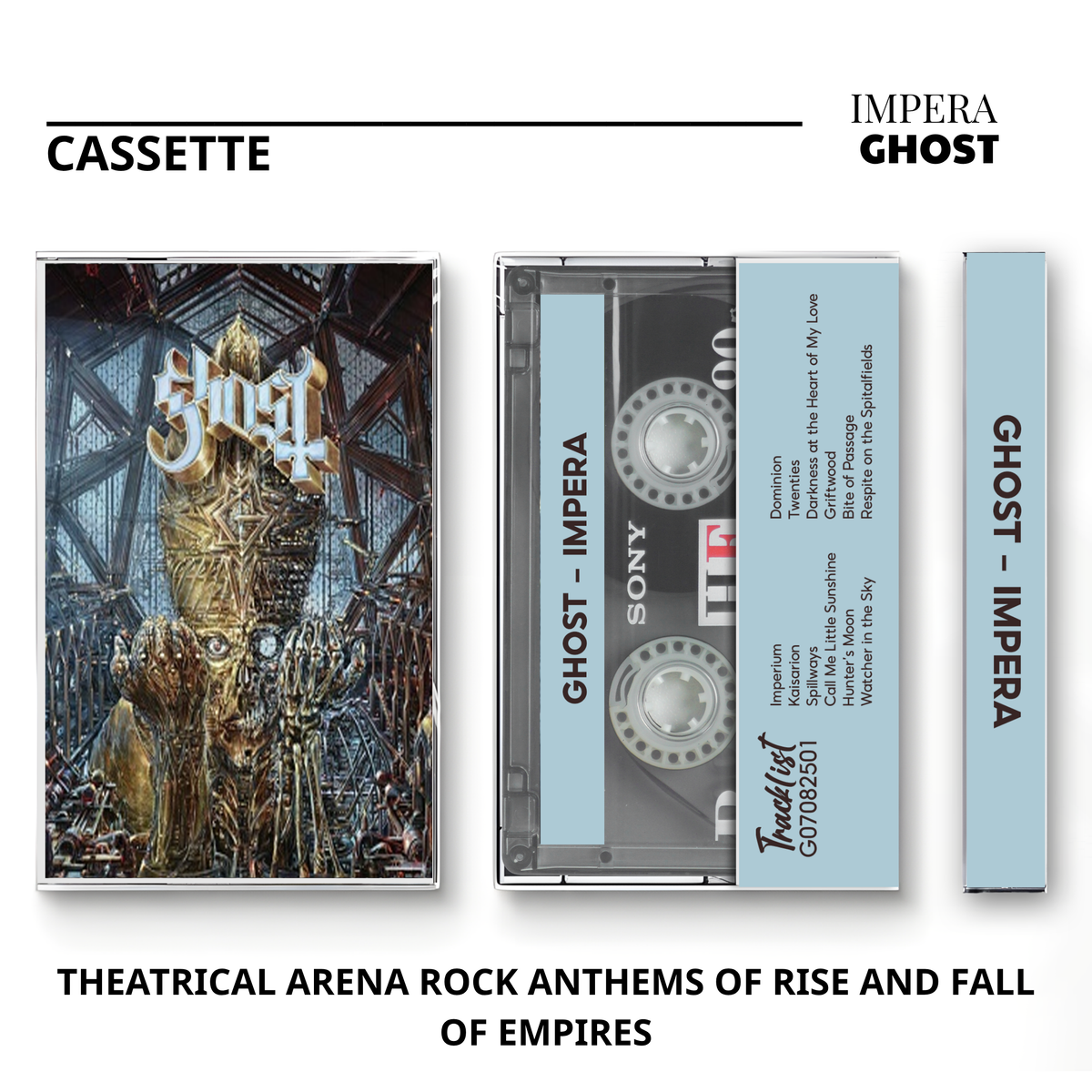 Ghost Vintage Cassette | Impera, Meliora & Infestissumam