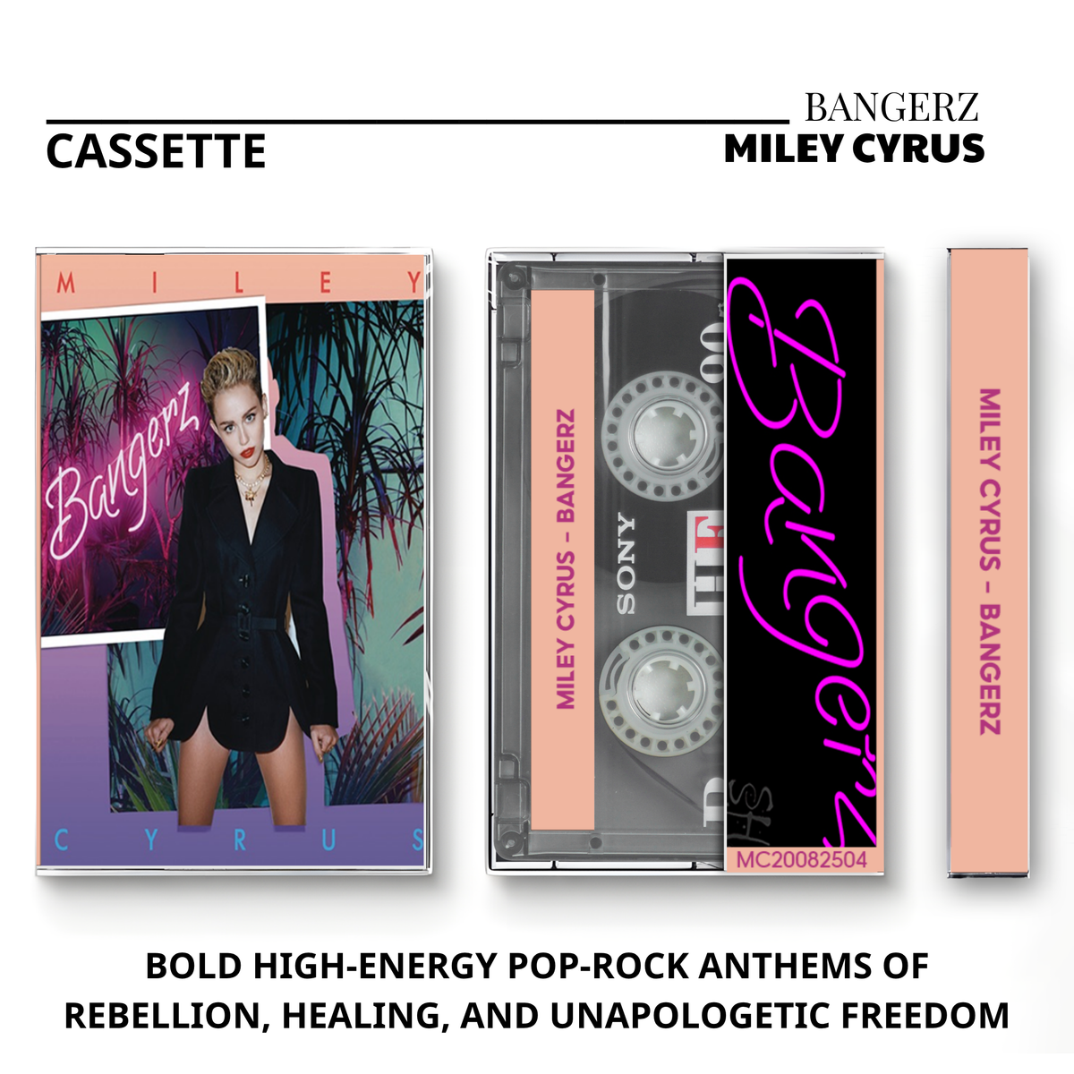 Miley Cyrus Vintage Cassette | Meet Miley Cyrus, Breakout, Can't Be Tamed & Bangerz