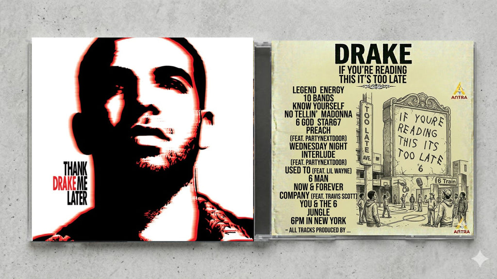 Drake – Thank Me Later Fan-Made CD Edition | Debut Album Collector’s Hip-Hop CD | Custom Album Release