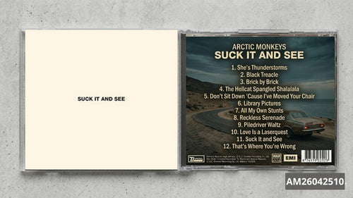 Arctic Monkeys – Suck It and See Fan-Made CD Edition Indie Rock Alternative Album Collection