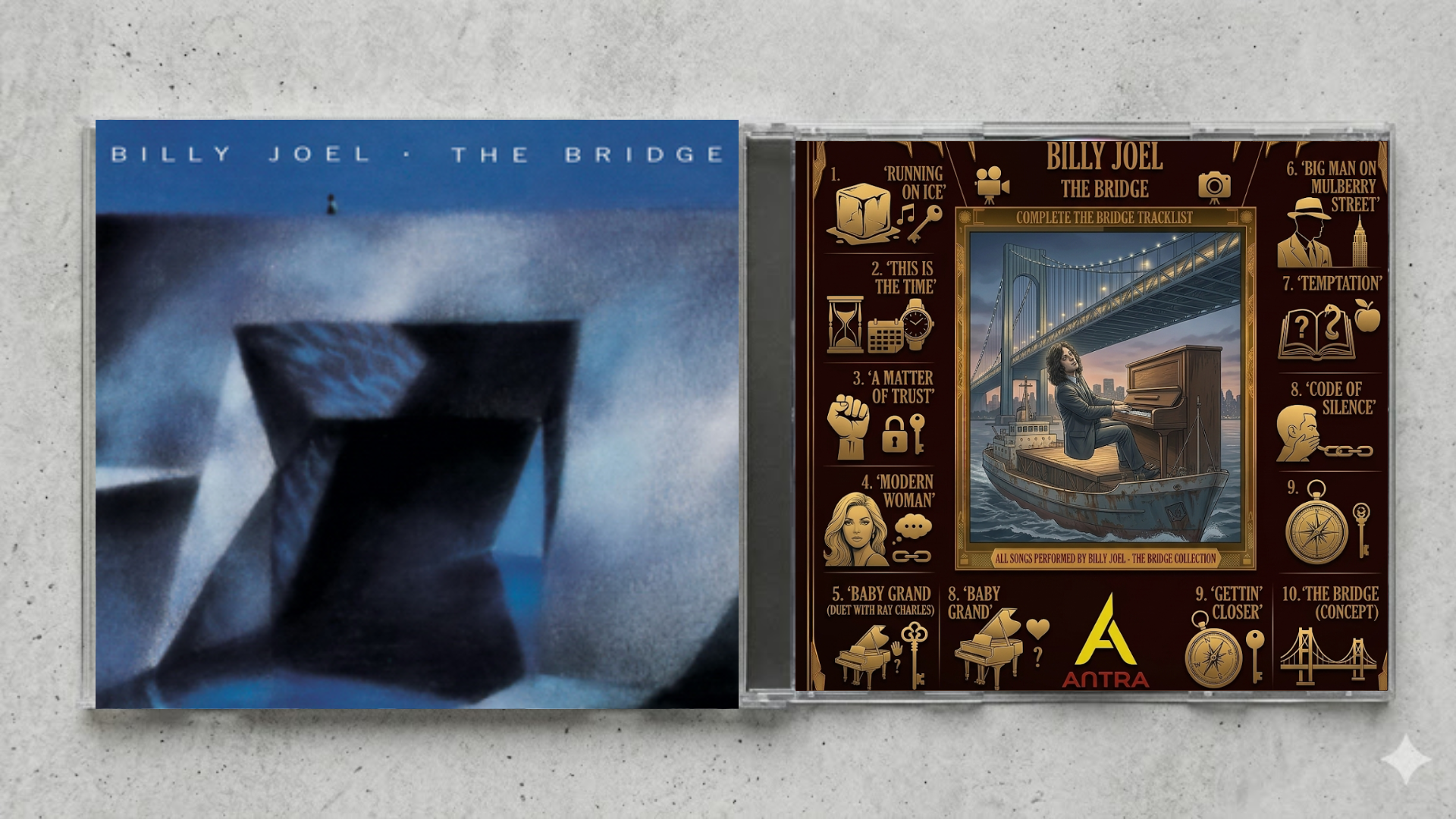 Billy Joel – The Bridge | Fan-Made CD Edition | 80s Pop Rock Collaboration Album