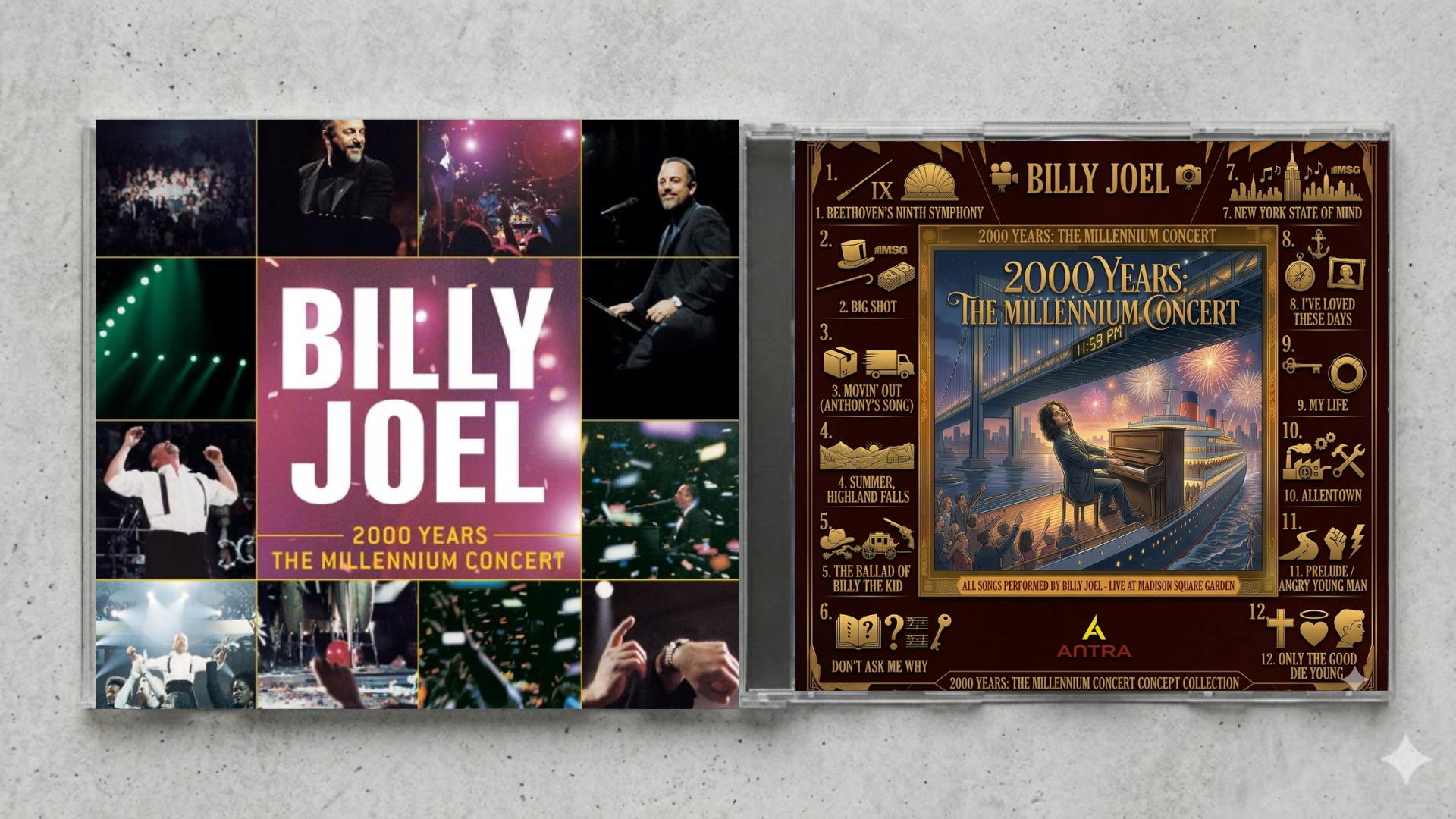 Billy Joel – 2000 Years: The Millennium Concert | Fan-Made CD Edition | Live Performance Collectible