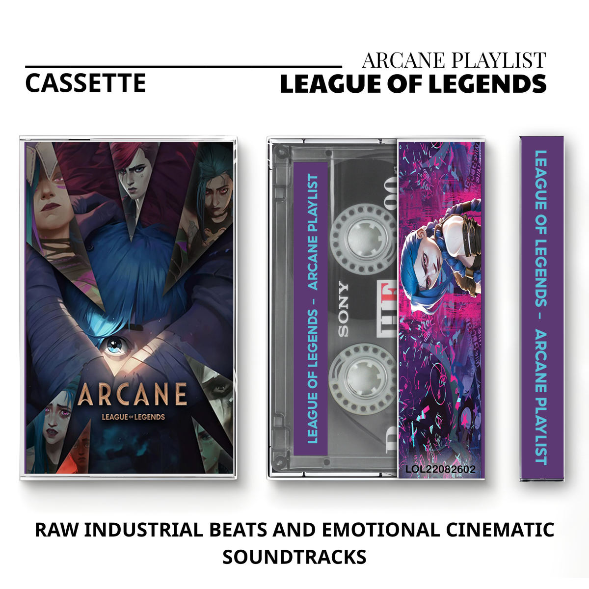 League of Legends Vintage Cassette Tape Collection