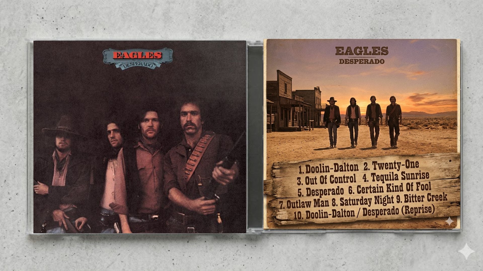 Eagles – Desperado Fan-Made CD Edition | Classic Concept Album Collector’s CD | Custom Rock Release