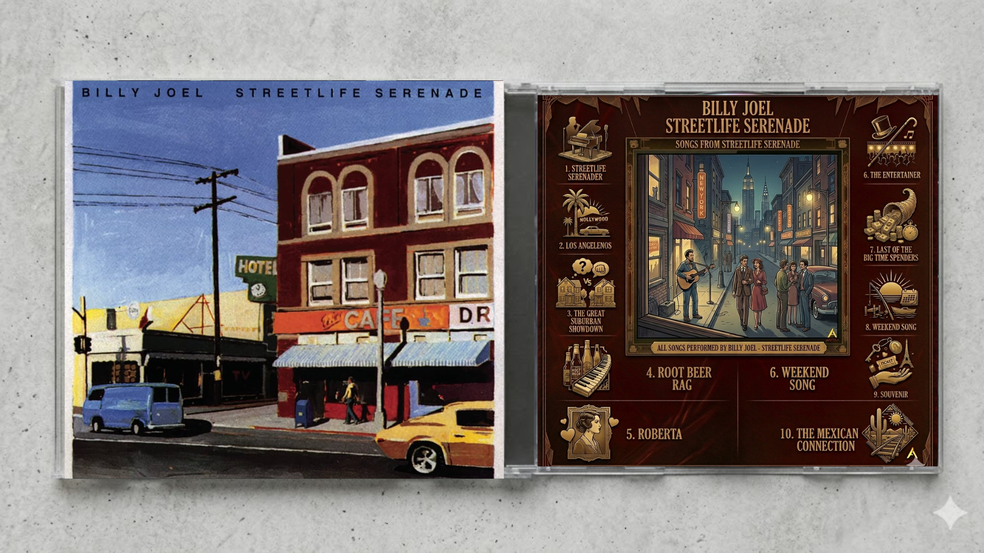 Billy Joel – Streetlife Serenade | Fan-Made CD Edition | Early Career Soft Rock Classic