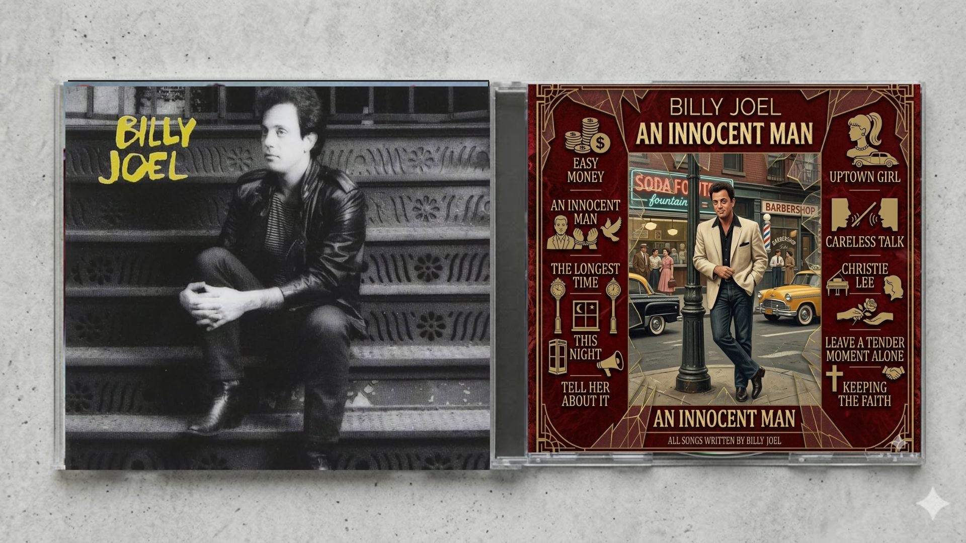 Billy Joel – An Innocent Man | Fan-Made CD Edition | 80s Pop & Doo-Wop Inspired Classic