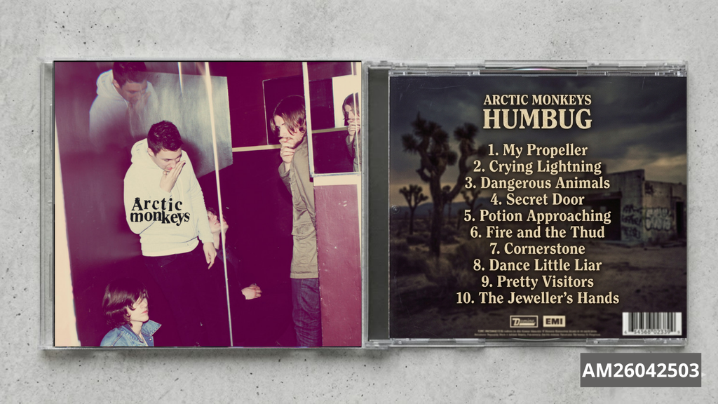 Arctic Monkeys – Humbug FanMade CD | Indie Psychedelic Rock | Custom Collectible Disc | Dark Atmospheric Sound