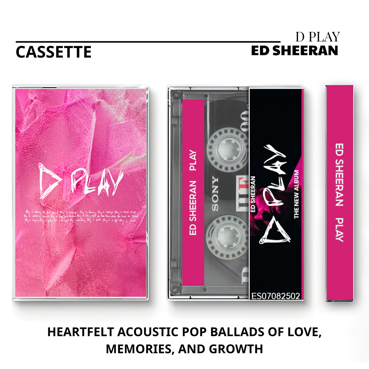Ed Sheeran Vintage Cassette Collection | Divide, Play, Autumn Variations & No. 6 Collaborations
