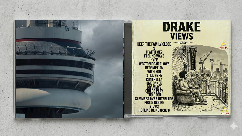 Drake – Views Fan-Made CD Edition | Deluxe Hip-Hop & R&B Collector’s CD | Custom Album Release