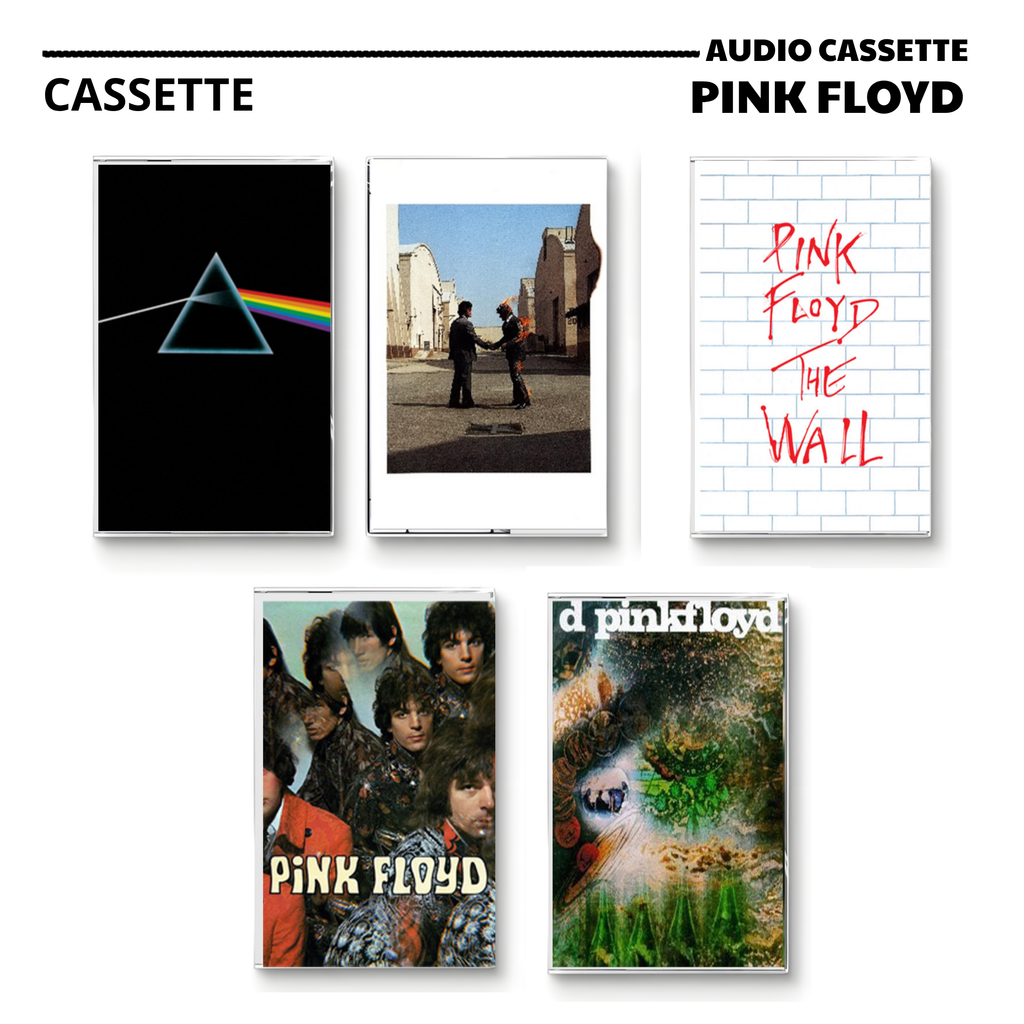 Pink Floyd Vintage Cassette Tapes | Progressive & Psychedelic Rock Set