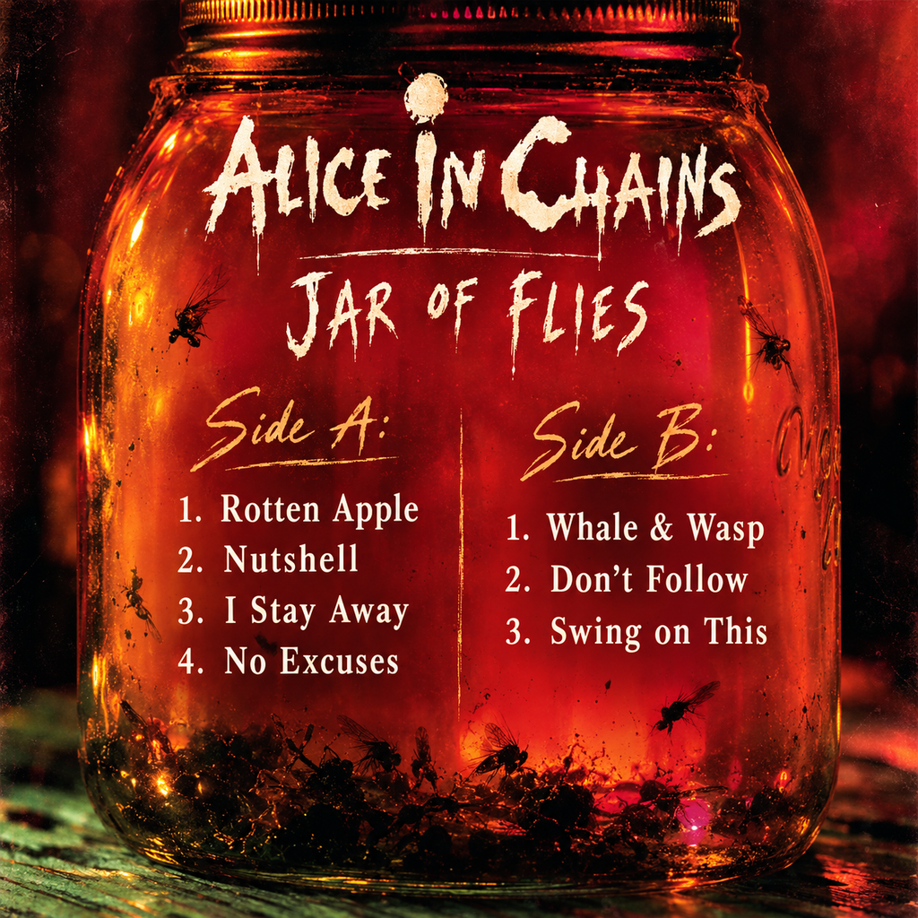 Alice In Chains Retro Cassette Tapes