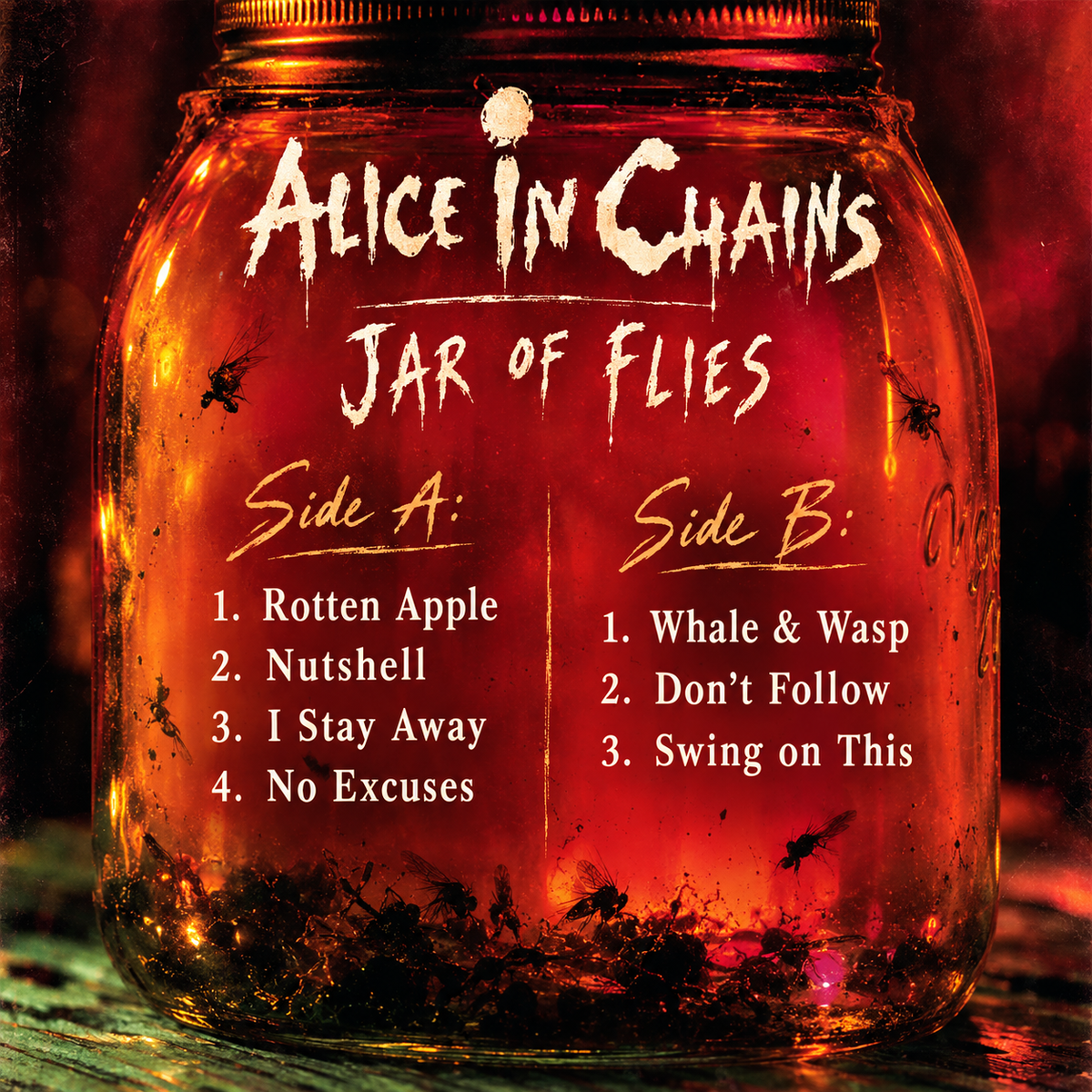 Alice In Chains Retro Cassette Tapes