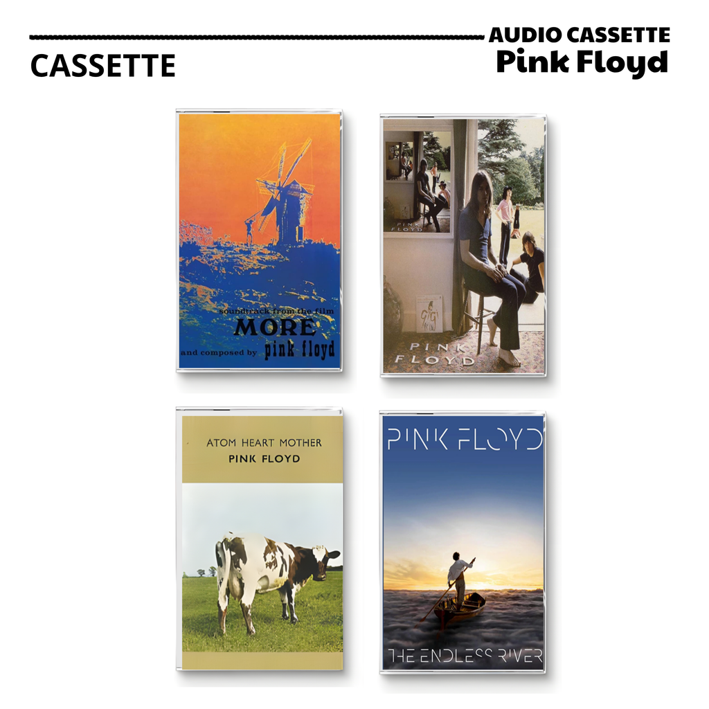 Pink Floyd Vintage Cassette Tapes | Avant-Garde & Progressive Rock Set