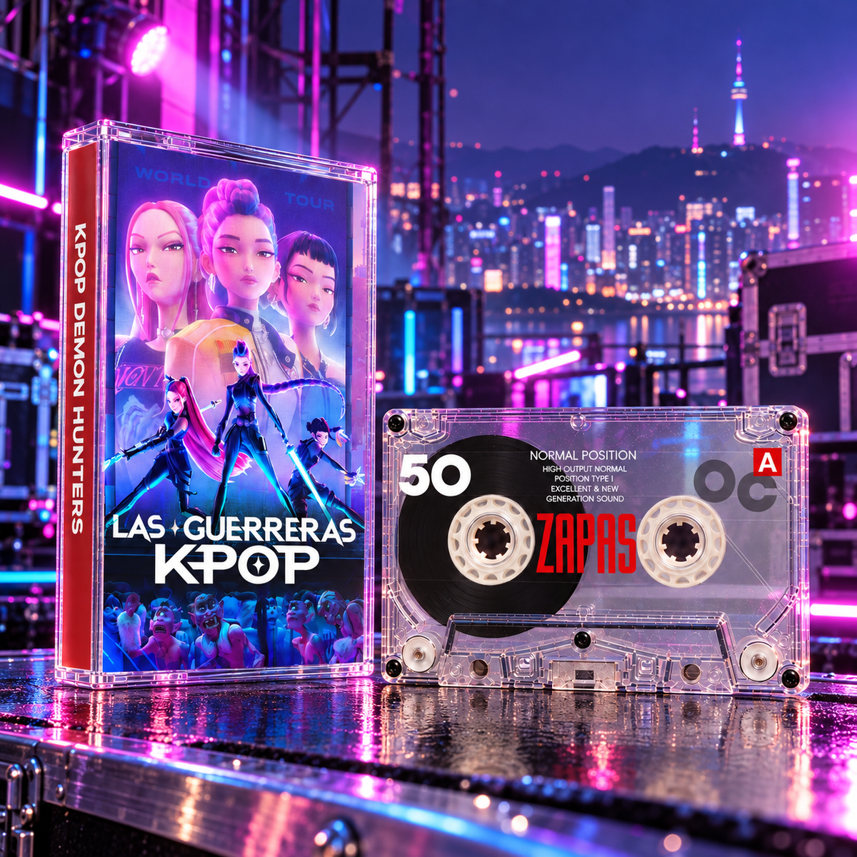 KPop Demon Hunters Soundtrack Cassette Tape