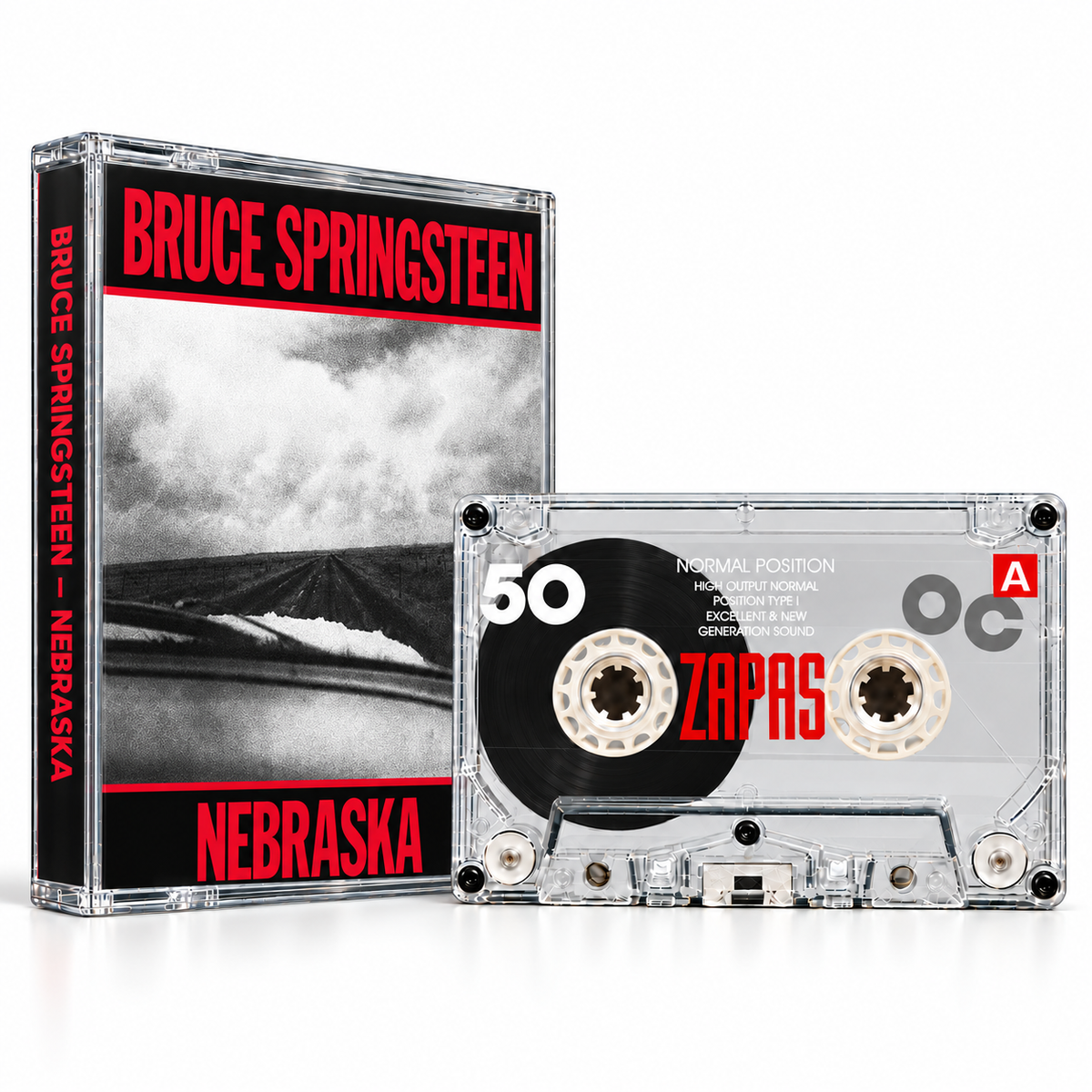 Bruce Springteen Retro Cassette Tape Collection