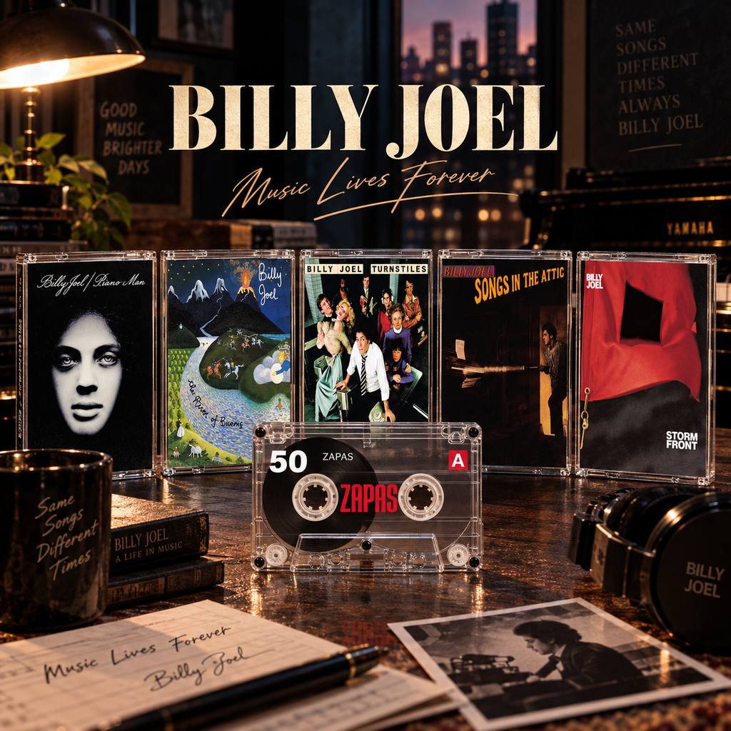 Billy Joel Vintage Tapes | Piano Man & Storm Front Essential Collection