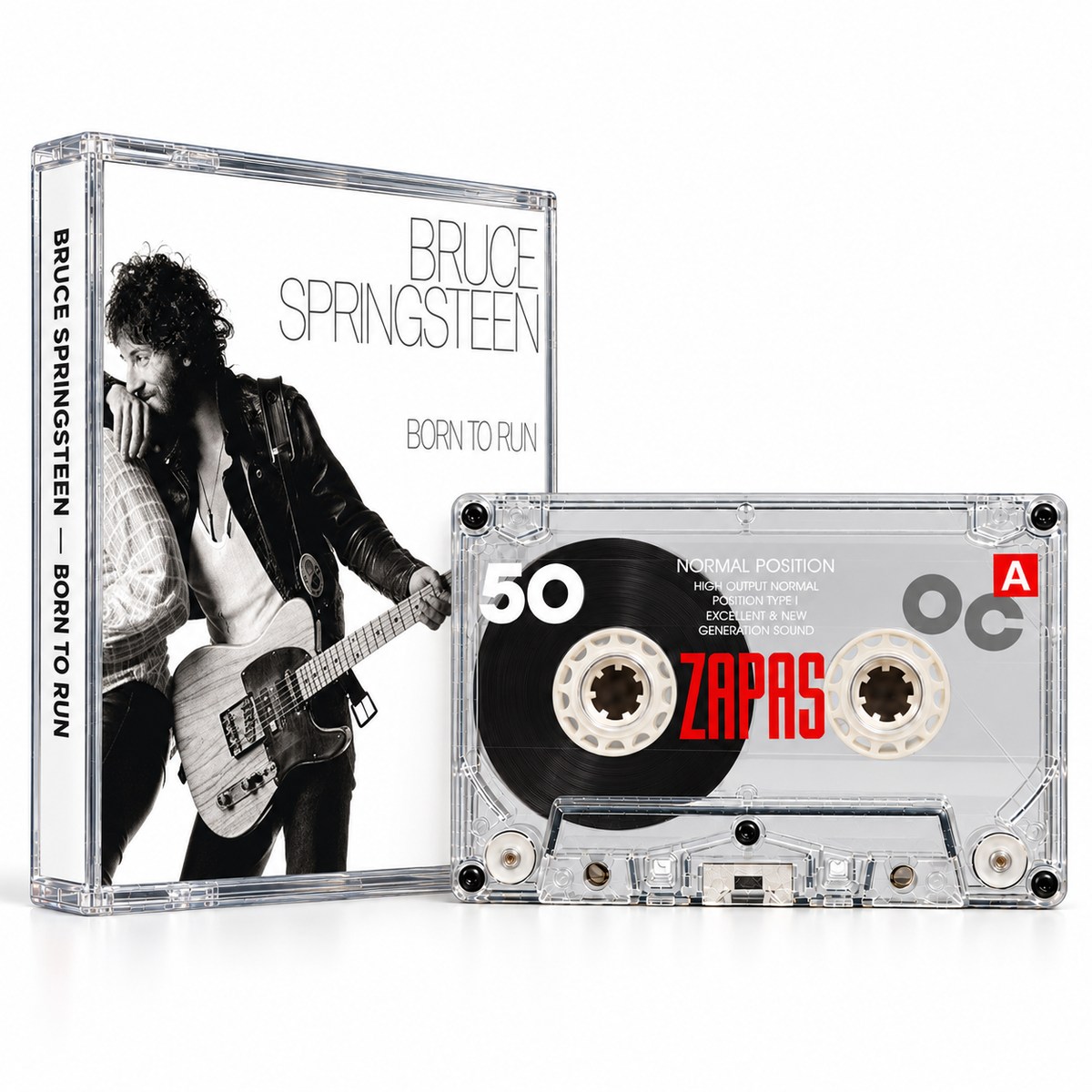 Bruce Springteen Retro Cassette Tape Collection