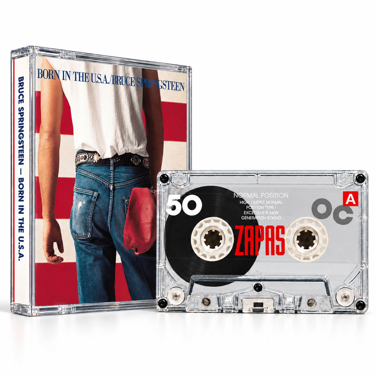 Bruce Springteen Retro Cassette Tape Collection