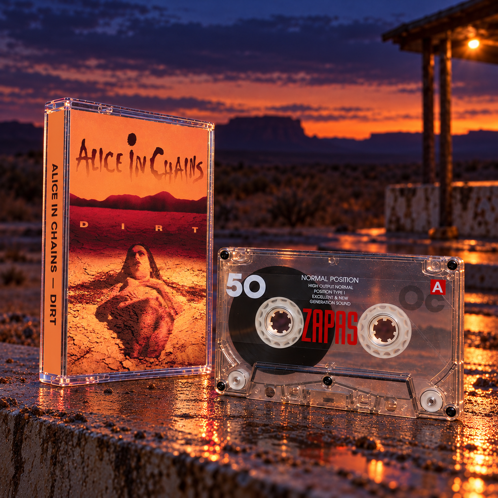 Alice In Chains Retro Cassette Tapes