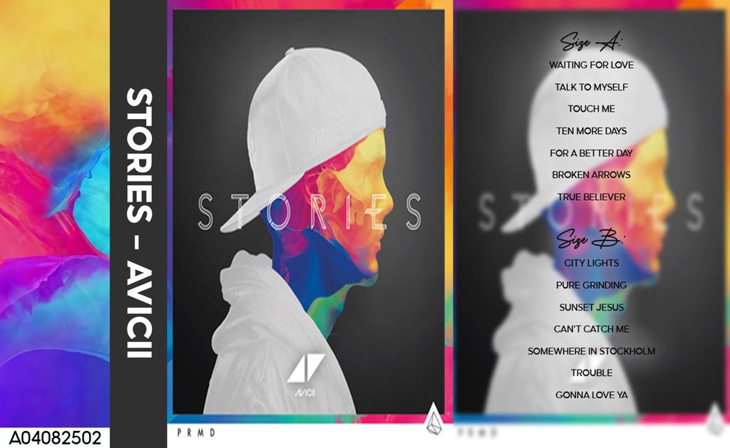 Avicii – Stories Fanmade Analog Cassette Tape | EDM Album Collectible | Electronic Dance & Pop Fusion Sound | Retro Music Gift