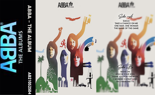 ABBA – ABBA (1975) Fanmade Analog Cassette Tape | Classic Pop Cassette | Vintage Retro Music Collectible
