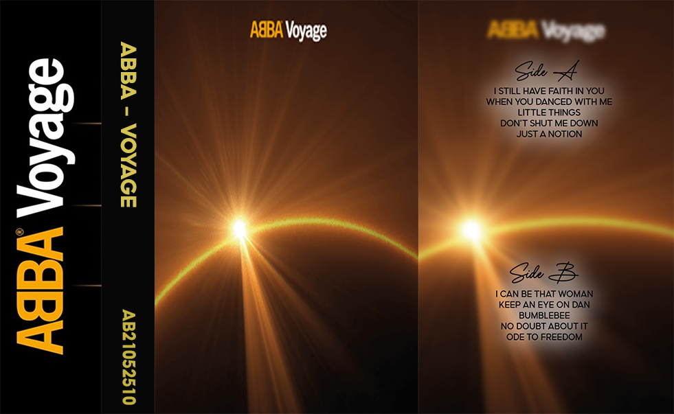ABBA – Voyage Fanmade Analog Cassette Tape | 2021 Pop Comeback Album | Retro Cassette Collectible