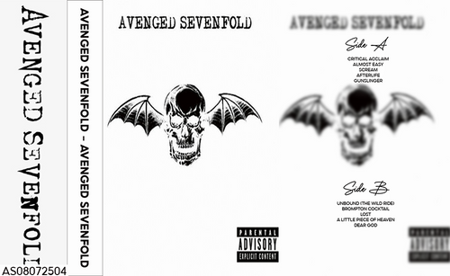 Avenged Sevenfold – Avenged Sevenfold Fanmade Analog Cassette Tape | Heavy Metal Hard Rock Collectible