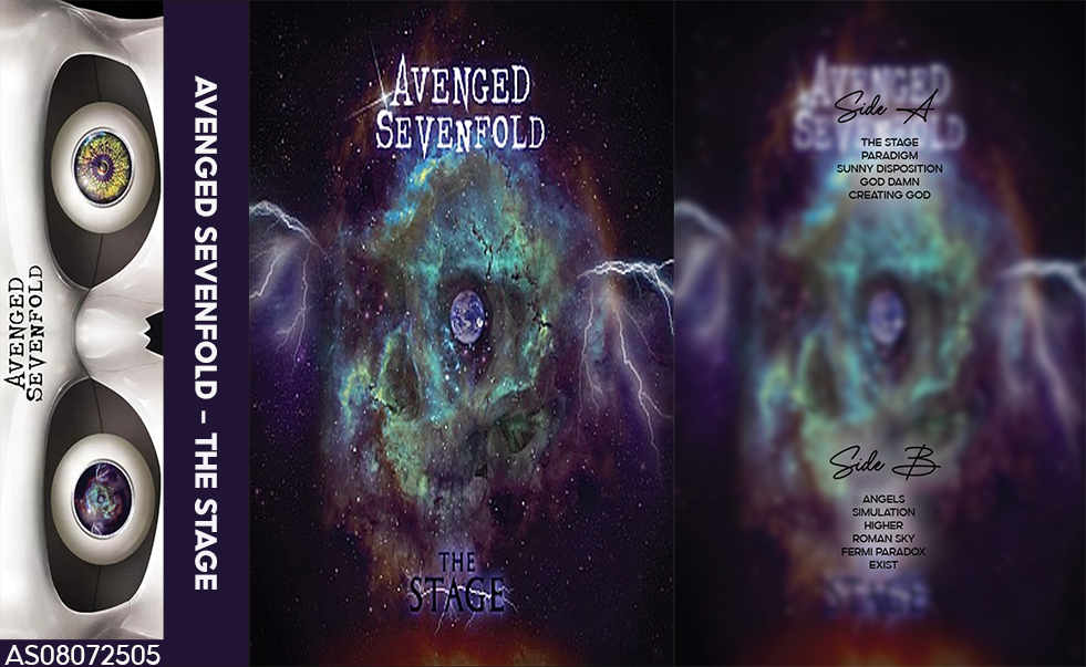 Avenged Sevenfold – The Stage Fanmade Analog Cassette Tape | Progressive Metal Hard Rock Collectible