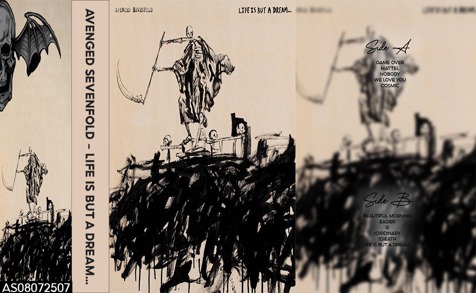 Avenged Sevenfold – Life Is But a Dream… Fanmade Analog Cassette Tape | Experimental Metal Progressive Rock Collectible