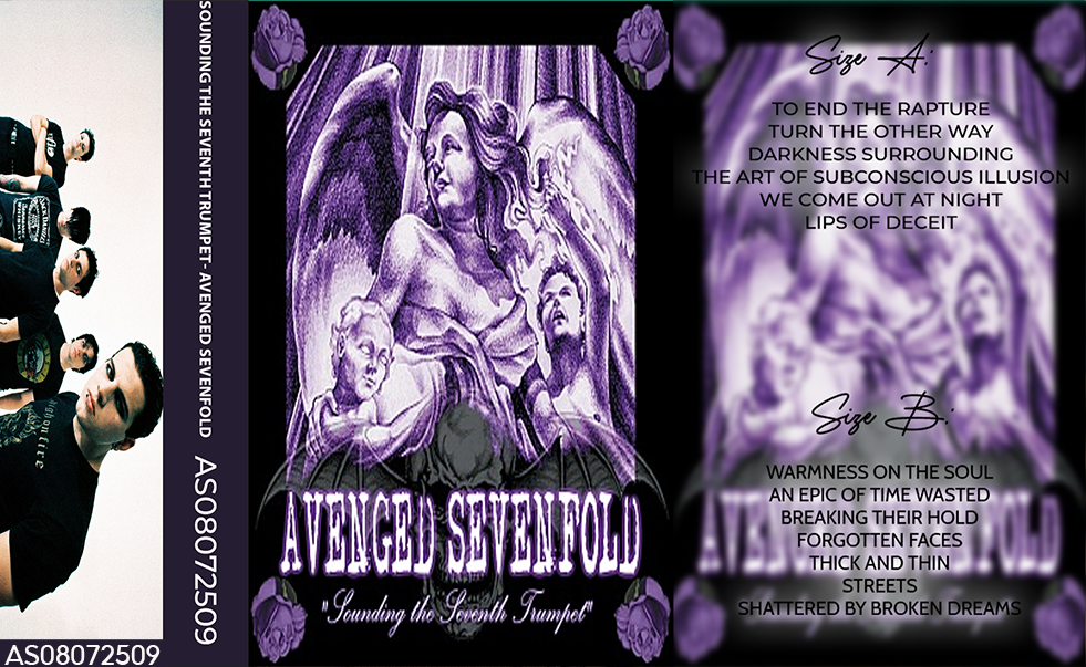 Avenged Sevenfold – Sounding the Seventh Trumpet Fanmade Analog Cassette Tape | Metalcore Hardcore Punk Collectible