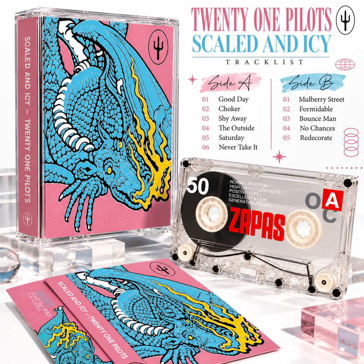 Twenty One Pilots Vintage Cassette Tape Collection | Blurryface, Trench, Clancy, Vessel & More