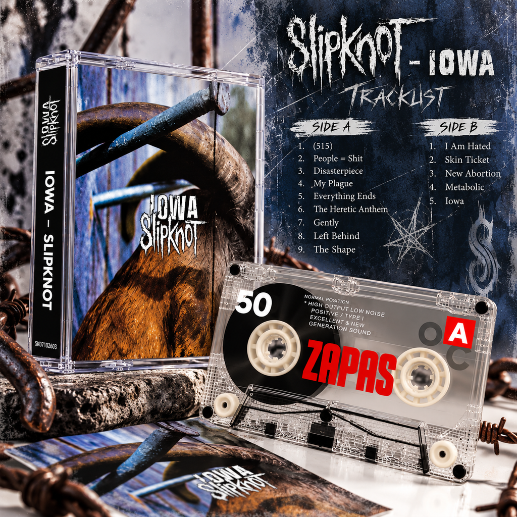 Slipknot Vintage Cassette Tape Collection | Iowa, Self-Titled, Vol. 3, We Are Not Your Kind & More