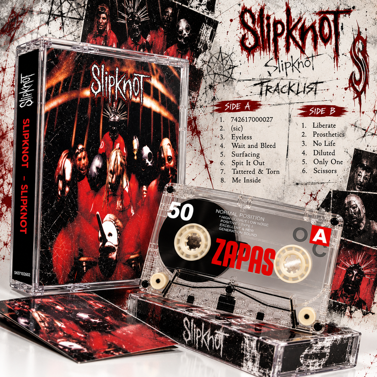 Slipknot Vintage Cassette Tape Collection | Iowa, Self-Titled, Vol. 3, We Are Not Your Kind & More