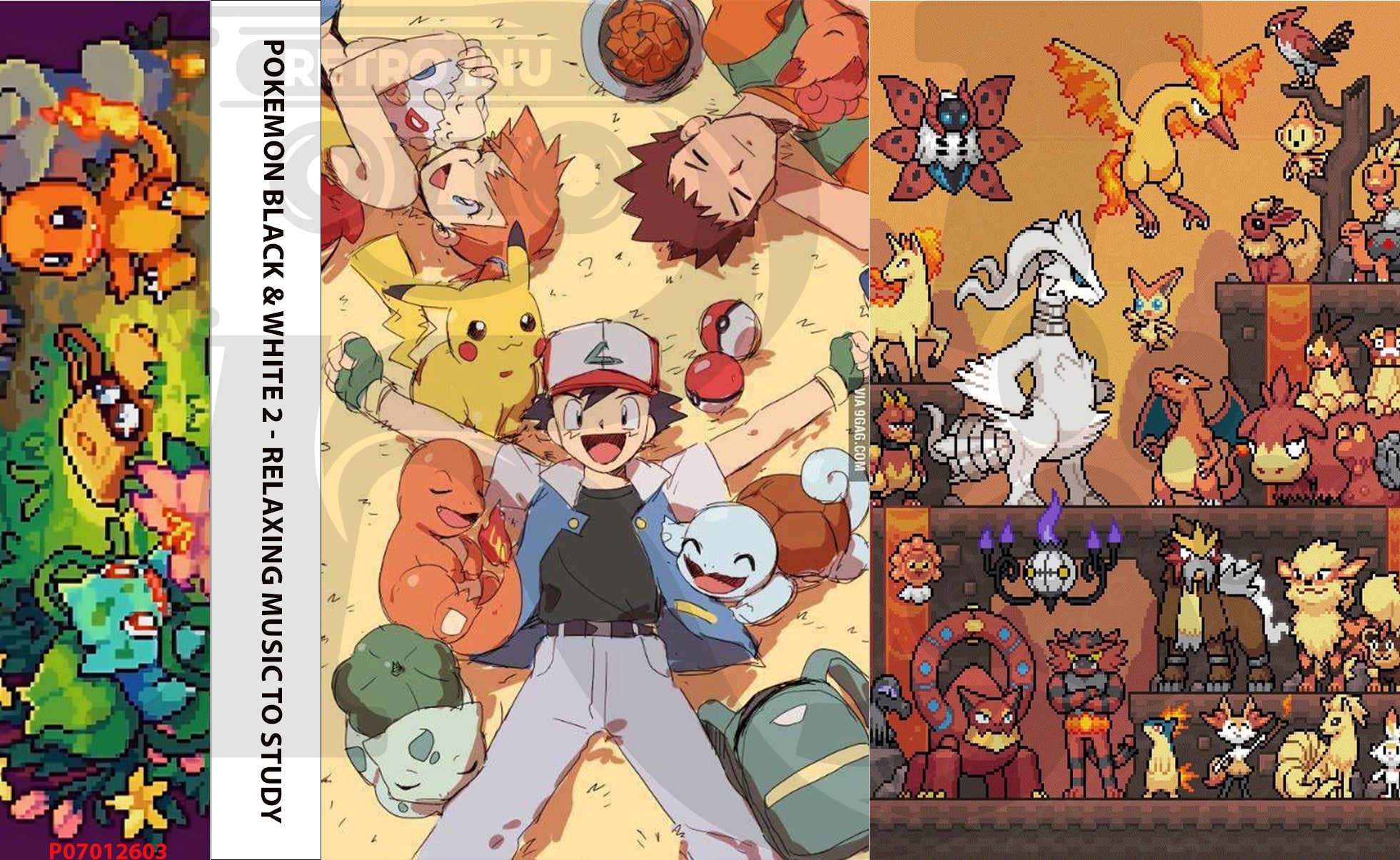 Pokemon Black & White 2 - Relaxing Music To Study