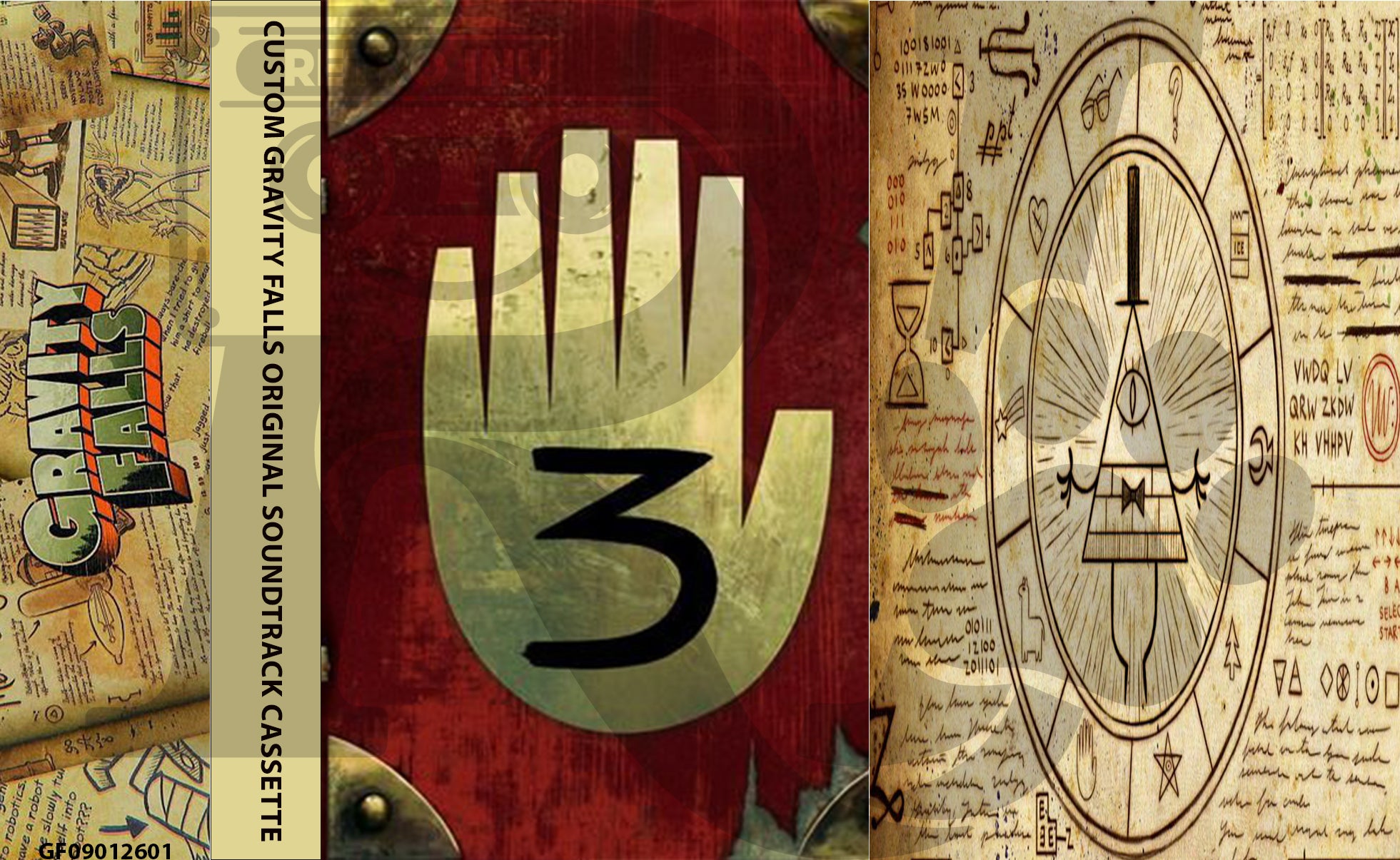 Custom Gravity Falls Original Soundtrack Cassette