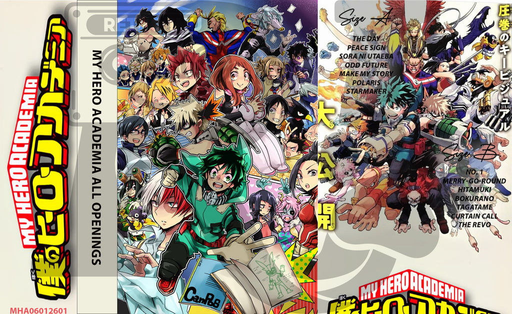 My Hero Academia All Openings
