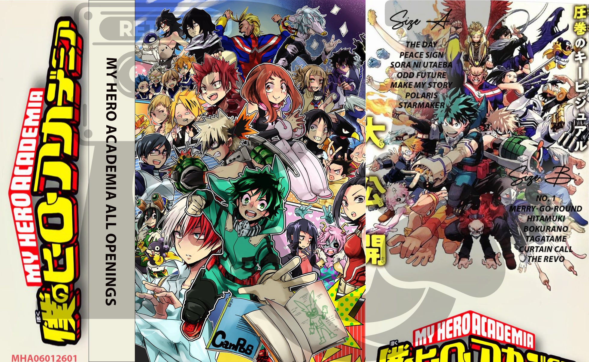 My Hero Academia All Openings