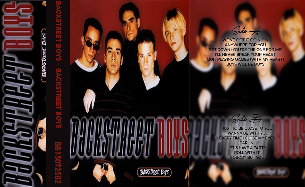 Backstreet Boys – Backstreet Boys Fanmade Analog Cassette Tape | Pop Boy Band Debut Album Collectible