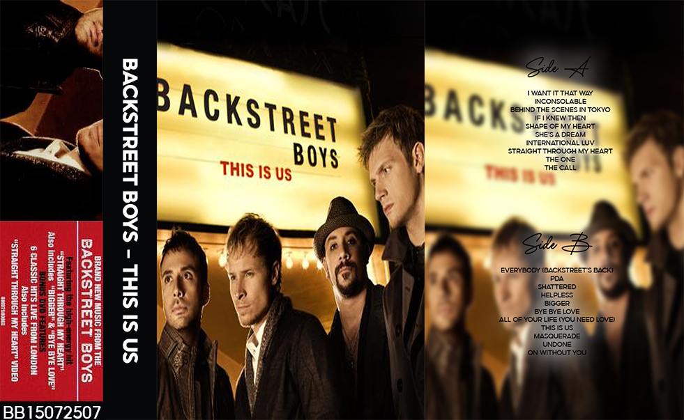 Backstreet Boys – This Is Us Fanmade Analog Cassette Tape | Pop Dance Boy Band Collectible