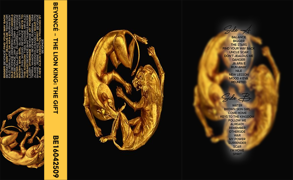 Beyoncé – The Lion King: The Gift Cassette Tape | Fanmade Afrobeat Pop Album | Retro Analog Collectible