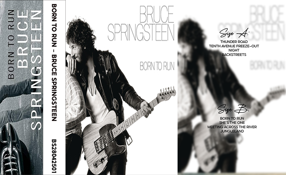Bruce Springsteen – Born to Run | Classic Rock Analog Cassette | Retro Music Collectible