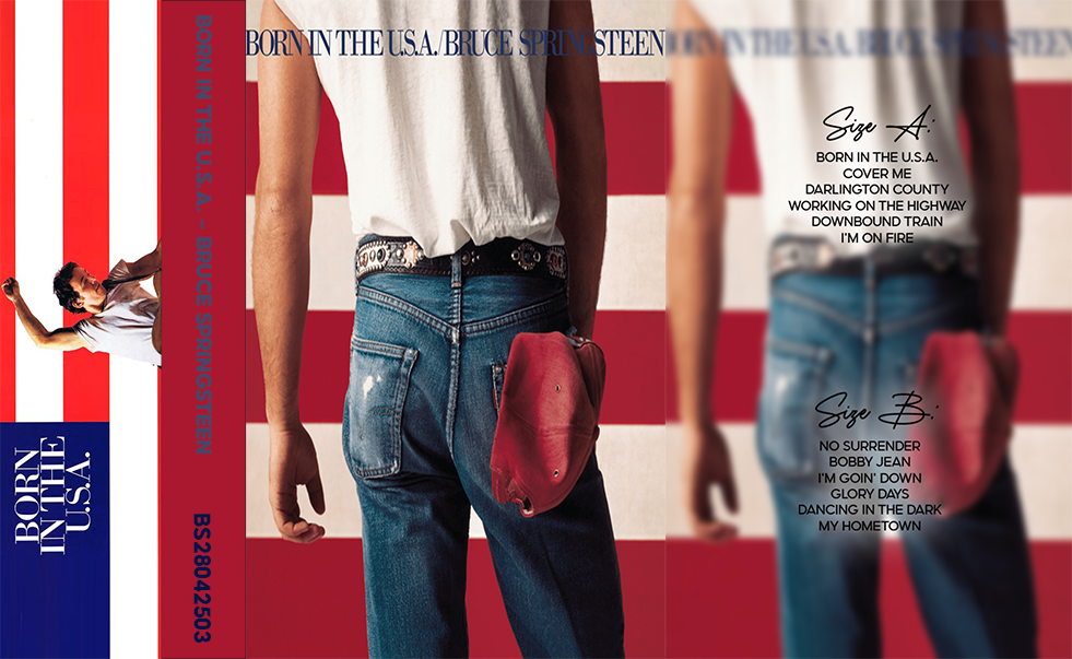 Bruce Springsteen – Born in the U.S.A. | Classic Rock Analog Cassette | Retro Music Collectible