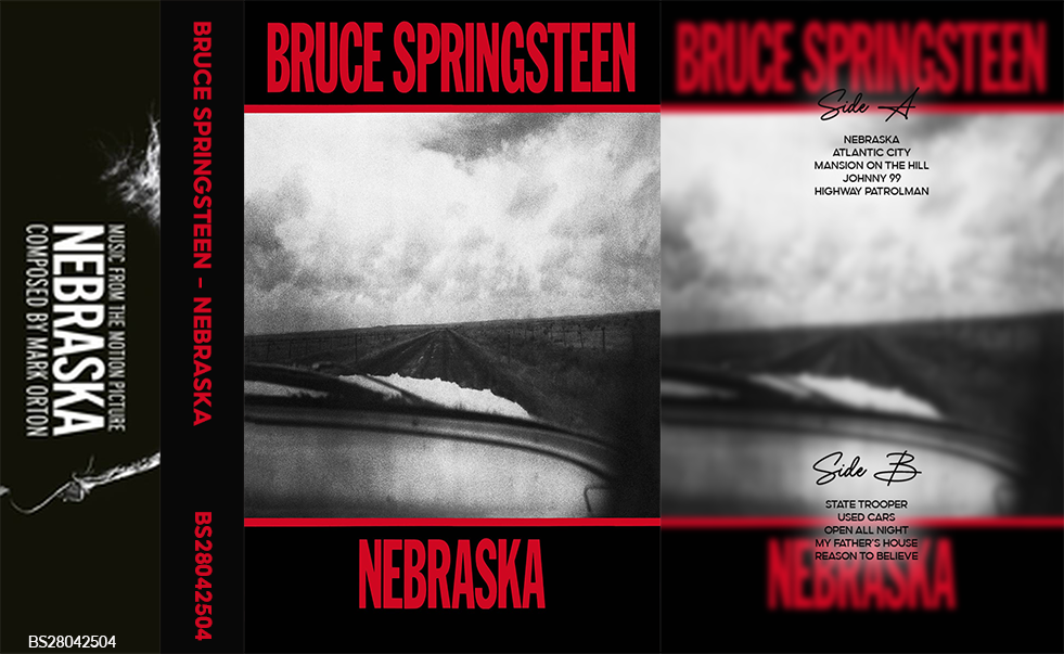 Bruce Springsteen – Nebraska | Folk Rock Analog Cassette | Retro Music Collectible
