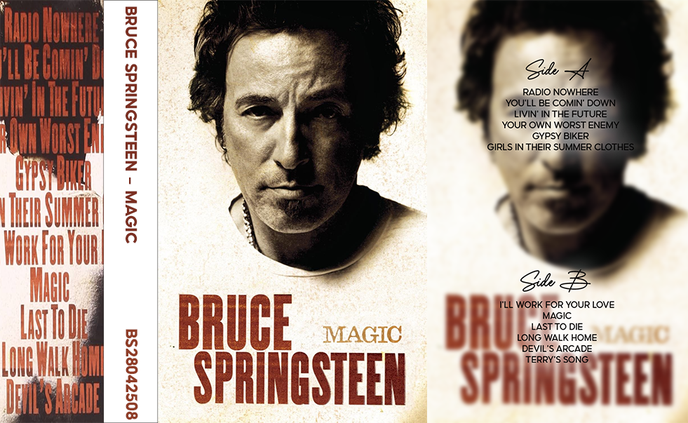 Bruce Springsteen – Magic | Rock Analog Cassette | Retro Music Collectible