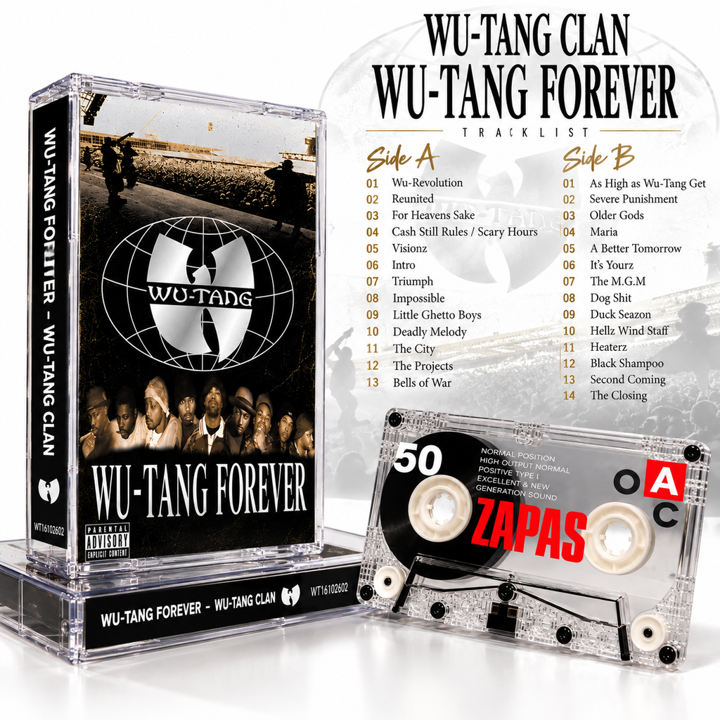 Wu-Tang Clan Vintage Cassette Tape Collection | Enter the Wu-Tang (36 Chambers), Wu-Tang Forever, The W & More