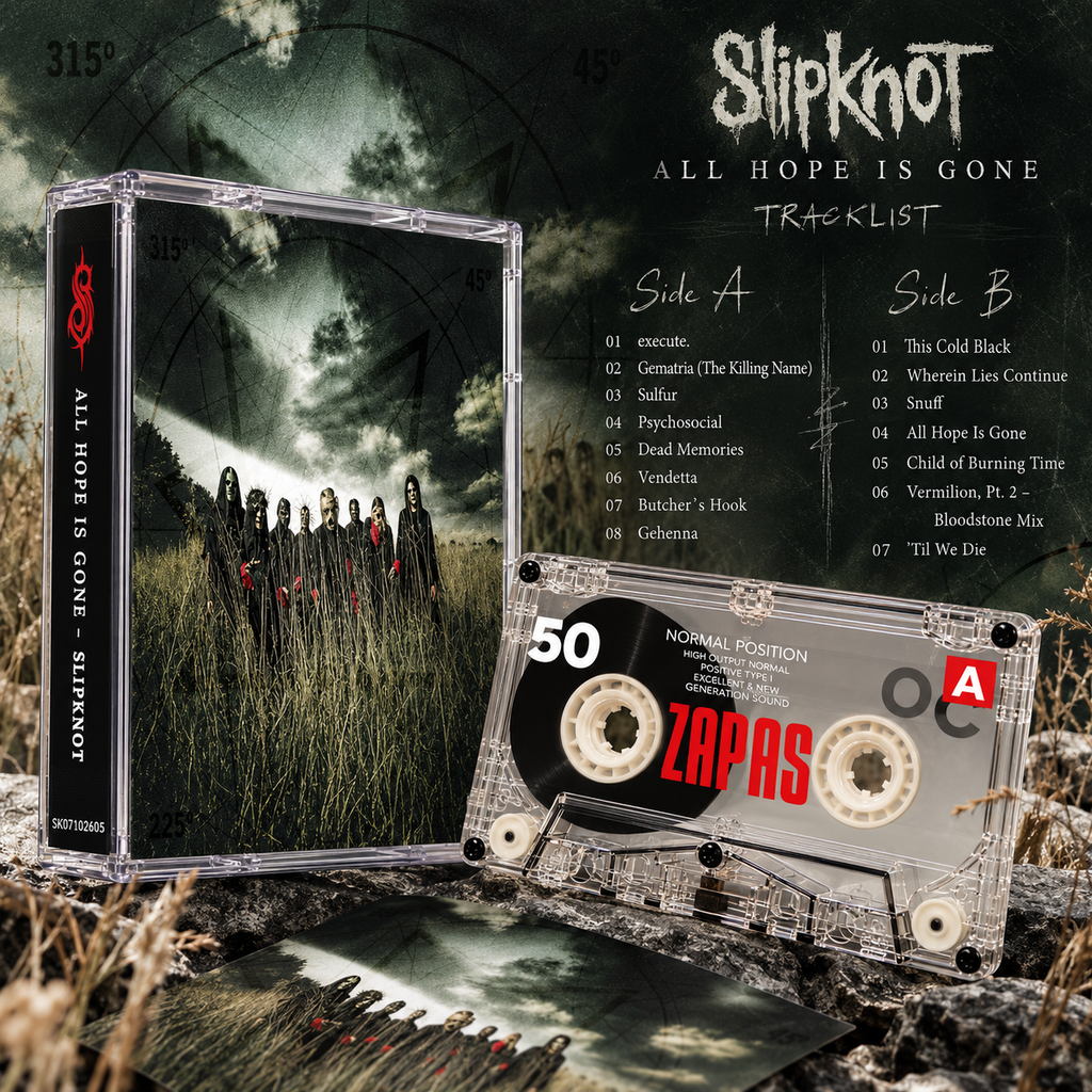 Slipknot Vintage Cassette Tape Collection | Iowa, Self-Titled, Vol. 3, We Are Not Your Kind & More