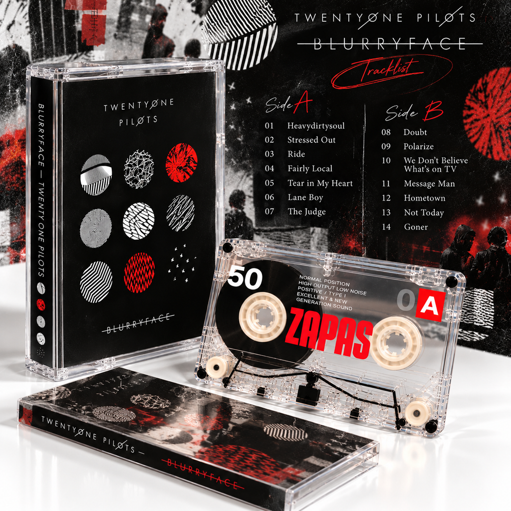Twenty One Pilots Vintage Cassette Tape Collection | Blurryface, Trench, Clancy, Vessel & More