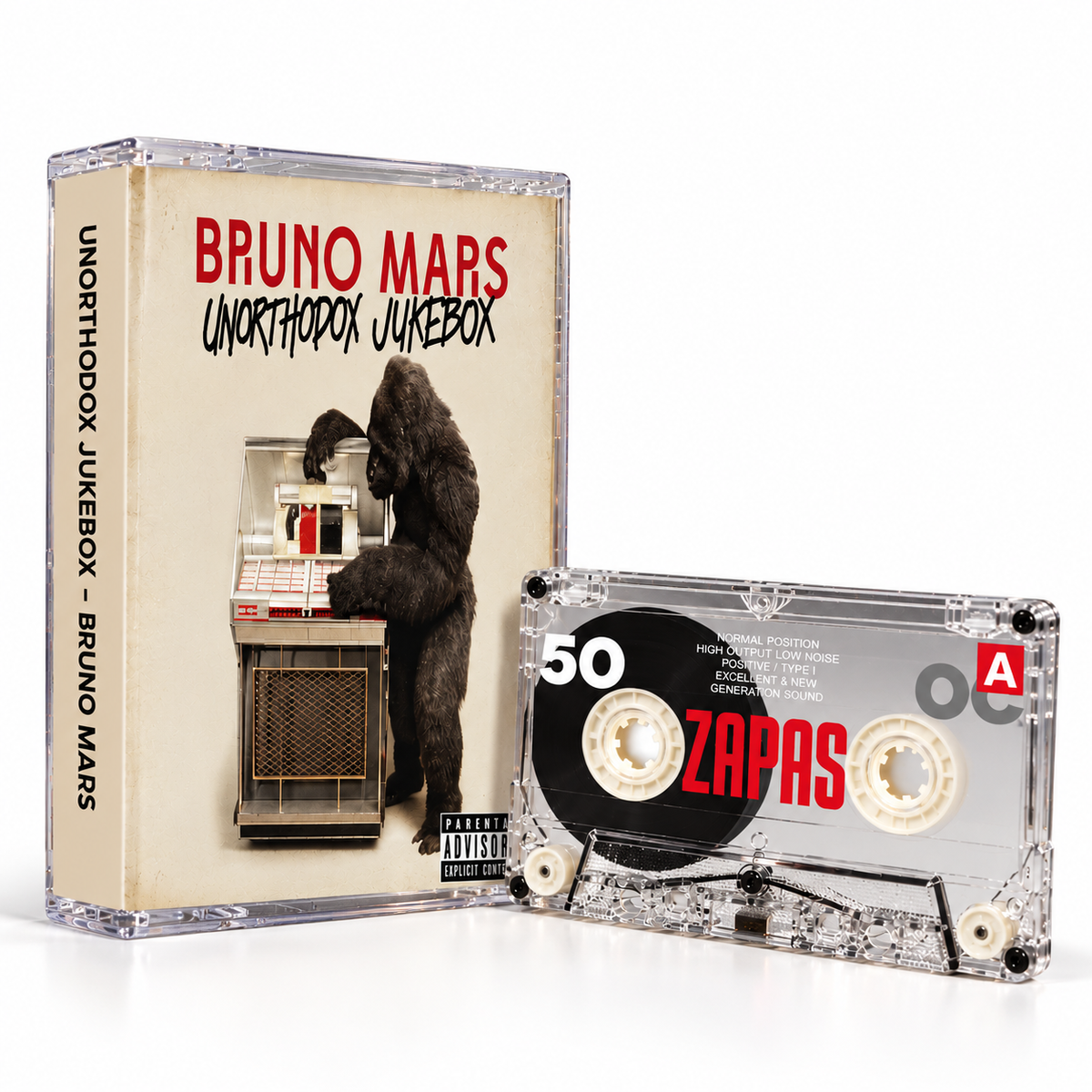 Bruno Mars Vintage Cassette Tapes Collection | 24K Magic, Doo-Wops & Hooligans, Silk Sonic, Unorthodox Jukebox & More